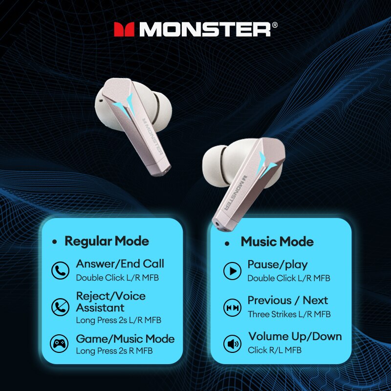 Monster XKT06 Wireless Earphones